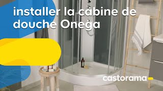 Comment installer la cabine de douche Onega Goodhome  Castorama [upl. by Rinum629]