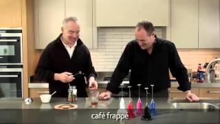 How to make a frappé coffee using an aerolatte milk frother [upl. by Arikal293]