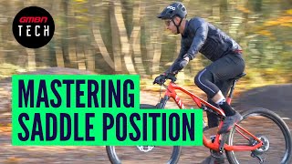 Everything You Need To Know About MTB Saddle Position  GMBN Guide To Bike Setup [upl. by Cirle327]