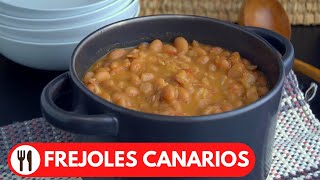 COMO HACER FREJOLES CANARIOS  RECETA PERUANA [upl. by Dodds32]