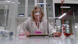 Titration of oxalic acid with NaOH [upl. by Swetiana759]