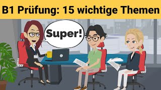 Mündliche Prüfung Deutsch B1  Gemeinsam etwas planenDialog  15 wichtige Themen  sprechen Teil 3 [upl. by Anum]