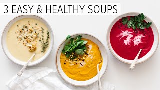 EASY amp HEALTHY SOUP RECIPES  vitamix soup recipes [upl. by Alaikim]