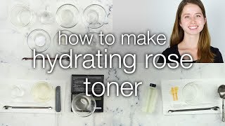 How to Make a DIY Hydrating Rose Toner [upl. by Blasius]