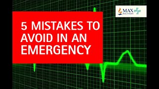 How to Handle a Medical Emergency I Max Hospitals [upl. by Annabal]