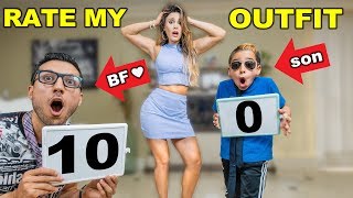 My SON and BOYFRIEND REACTS To My OUTFITS  The Royalty Family [upl. by Selim701]