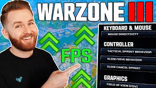 BEST SETTINGS FOR WARZONE We Tested Everything WarzoneMW3 Graphics Controller Mouse amp Key [upl. by Saref]