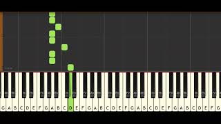 Beethoven  Virus  Synthesia Piano Tutorial [upl. by Filler540]