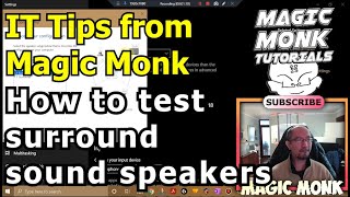 How to test surround sound speakers in Windows 10 [upl. by Erick597]