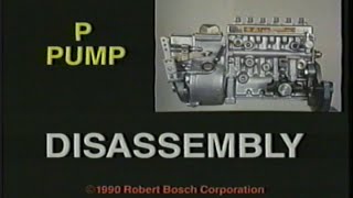 BOSCH PPump Disassembly [upl. by Atikahs952]