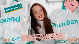 POUNDLAND HUGE HAUL  FEBRUARY 2022 [upl. by Ron]