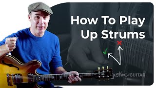 Strumming All About Up Strums  Guitar for Beginners [upl. by Jacoby]