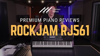 🎹RockJam RJ561 Electronic 61 Key Digital Keyboard Unboxing  Affordable Keyboard for Beginners🎹 [upl. by Wilmott]