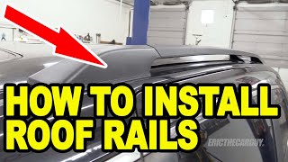 How To Install Roof Rails Honda Odyssey [upl. by Lidaa]