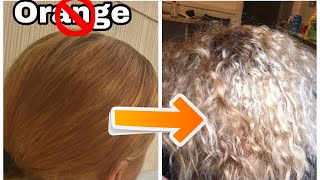 How To Tone Orange  Brassy Hair  Wella T14 [upl. by Jodie]