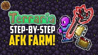 Terraria Step By Step AFK Farm  Terraria How To  HappyDays [upl. by Wardle]