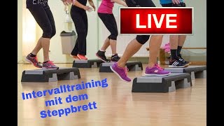 Intervalltraining mit dem Steppbrett und Susi Live [upl. by Eelime568]