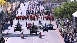 Desfile de 7 de setembro comemora 192 anos de Independência do país [upl. by Sixela]