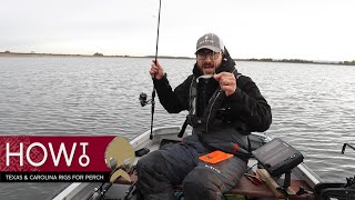 How to Fish Texas and Carolina Rigs for Perch [upl. by Greyson346]