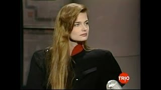 Paulina Porizkova 1986 Late Night with David Letterman Interview [upl. by Llered]