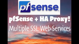 pfSense setup with HA Proxy [upl. by Corrina]