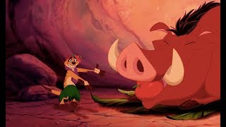 The Lion King  Pumbaa amp Timon Funny Singing MomentsHD [upl. by Ahsakat866]