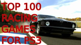 TOP 100 RACING GAMES FOR PS3 According to Metacritic [upl. by Gnik118]