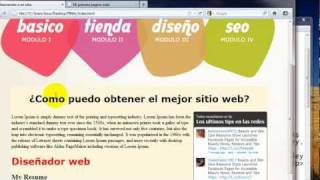 Como crear una pagina web completa en HTML  4 [upl. by Irah]