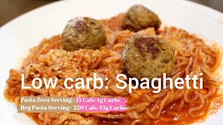 Low Carb Shirataki spaghetti [upl. by Olecram]