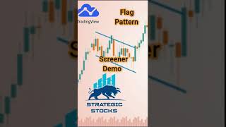 Flag Pattern free tradingview Screener Demo [upl. by Chloras242]