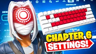 BEST Chapter 6 PC Keyboard amp Mouse Settings Sensitivity  Keybinds In Fortnite [upl. by Niliac]