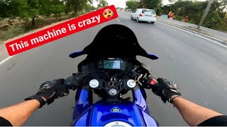 YAMAHA R15 V4 First Ride Impression  Riding 155cc Rocket [upl. by Hylton]