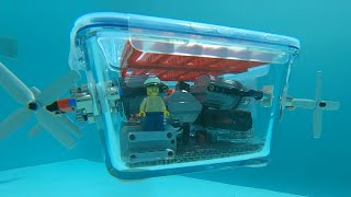 Building a Legopowered Submarine 20  magnetic couplings [upl. by Letty333]