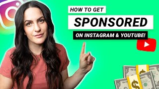 HOW TO GET SPONSORED ON INSTAGRAM amp YOUTUBE 7 Secrets [upl. by Frasquito868]