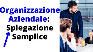 Organizzazione Aziendale Spiegazione [upl. by Kylah]