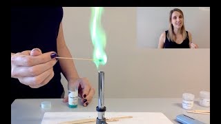 Flame tests  lithium sodium potassium and copper II ions GCSE [upl. by Ragde]