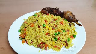 All Nigerian Recipes Nigerian Fried Rice  All Nigerian Recipes  Flo Chinyere [upl. by Enyrb718]