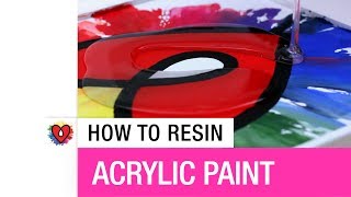 How To Resin Acrylic Paint [upl. by Jegar]