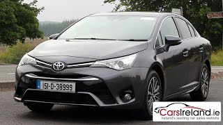 2015 Toyota Avensis review  CarsIrelandie [upl. by Anerok55]