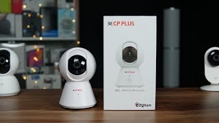 CP Plus Ezykam 360 degree Wi Fi Security Camera Overview Setup Features [upl. by Dnalra]