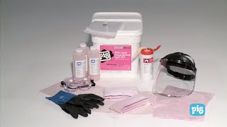 Acid Neutralizing Spill Kit  Acid Spill Cleanup  New Pig [upl. by Aleina444]