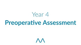 Pre Operative Assessment for Medical Students [upl. by Alban50]