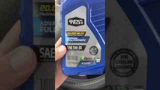 Super Tech Advanced Full Synthetic Oil Opinion Review SAE 5W30 [upl. by Laucsap]