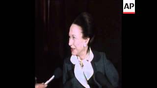 SYND 10474 DUCHESS OF WINDSOR INTERVIEW IN NEW YORK [upl. by Thayne]