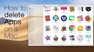 How to delete apps on a Mac [upl. by Puduns]