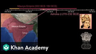 Chandragupta Ashoka and the Maurya Empire  World History  Khan Academy [upl. by Elson476]