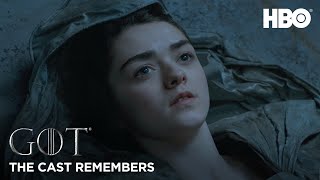 The Cast Remembers Maisie Williams on Playing Arya Stark  Game of Thrones Season 8 HBO [upl. by Ecnirp988]