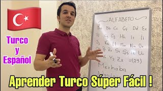 CLASES DE TURCO 1 MUY FÁCIL  Alfabeto  Frases de Amor en Turco💗🇹🇷 [upl. by Stronski]