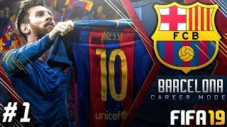 FIFA 19 Barcelona Career Mode EP1  New Signings Road To Champions League Glory [upl. by Lainahtan485]