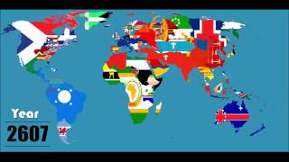 Future of the Earth Flag Timeline 20163800 EVERY YEAR [upl. by Eniac]